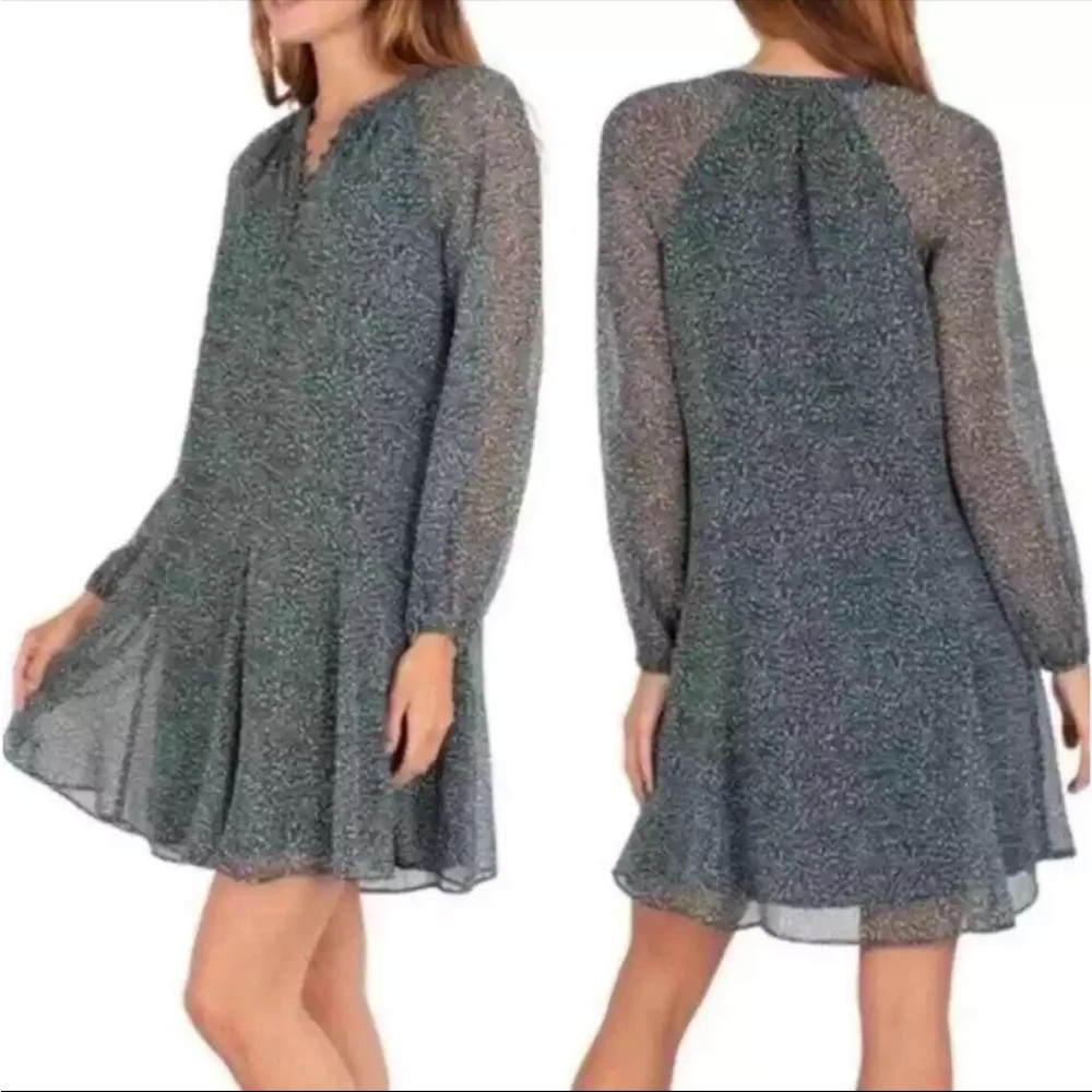 NWT Joie balloon sleeve dress arctic animal spot